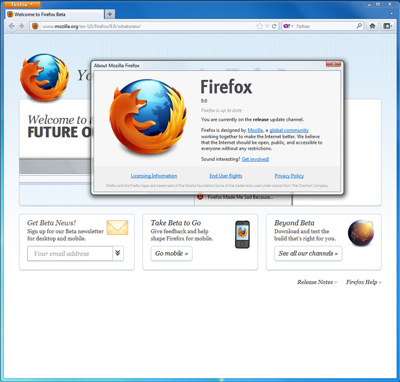 Firefox beta portable